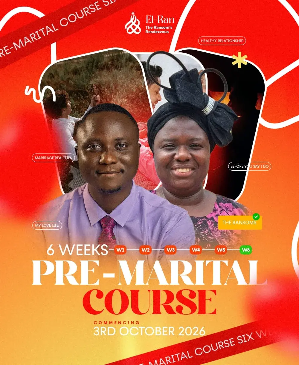 Pre-Marital Course - 6 weeks, commencing 3rd October 2026